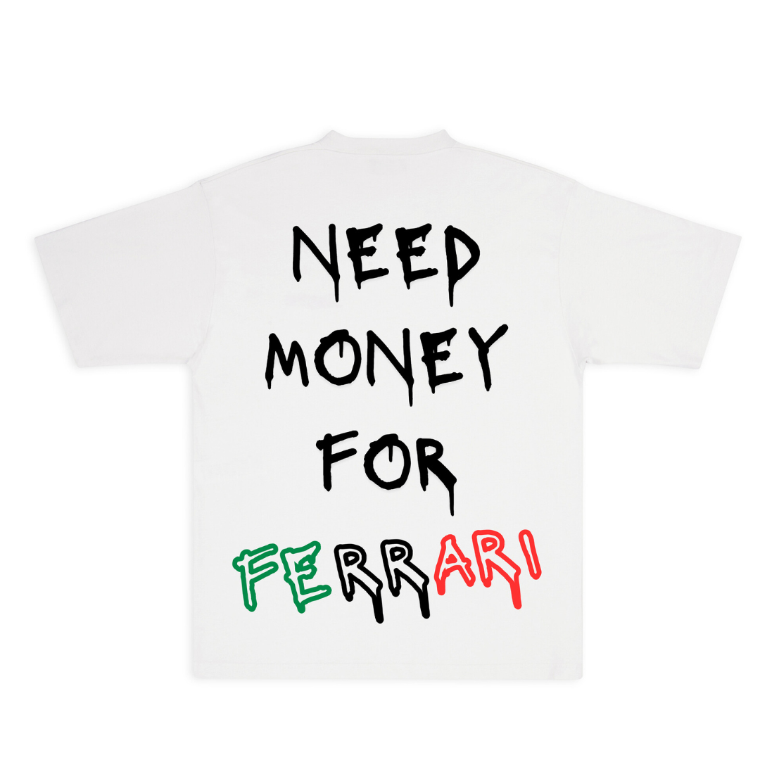 Need Money For Ferrari T-shirt (South Africa) by Crystal Clothing